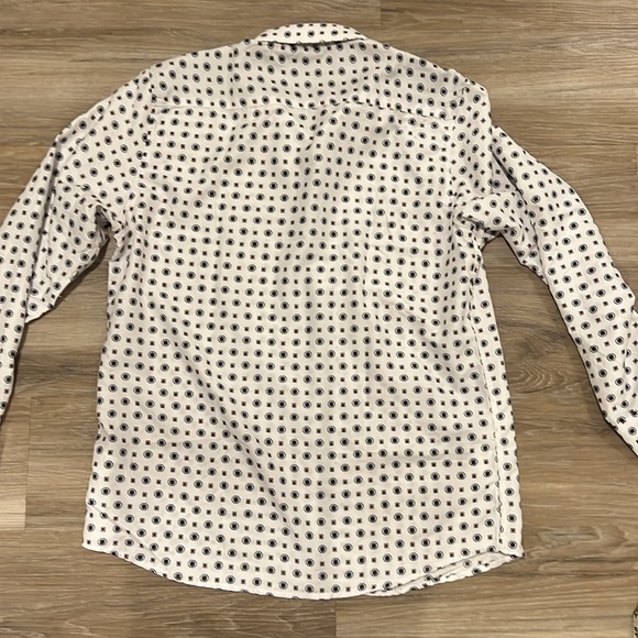 Silver Stone Geo Collection Men Modern Fit Button Down Long Sleeve Size XL - Picture 5 of 6